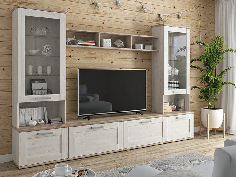 Стінка з надставними вітринами ROMANCE BRW