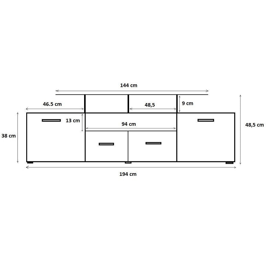 Фото підсвітки 2 LED EVORA CAMA MEBLE