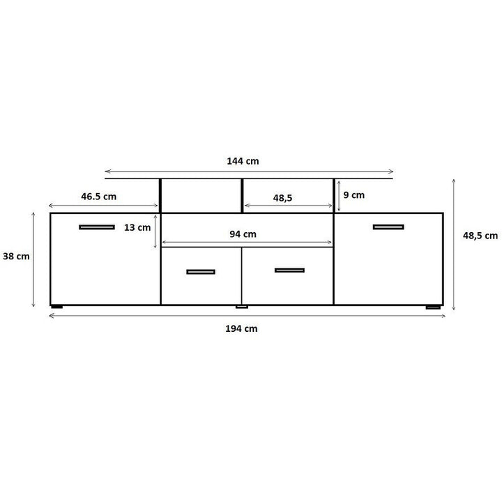 Фото підсвітки 2 LED EVORA CAMA MEBLE