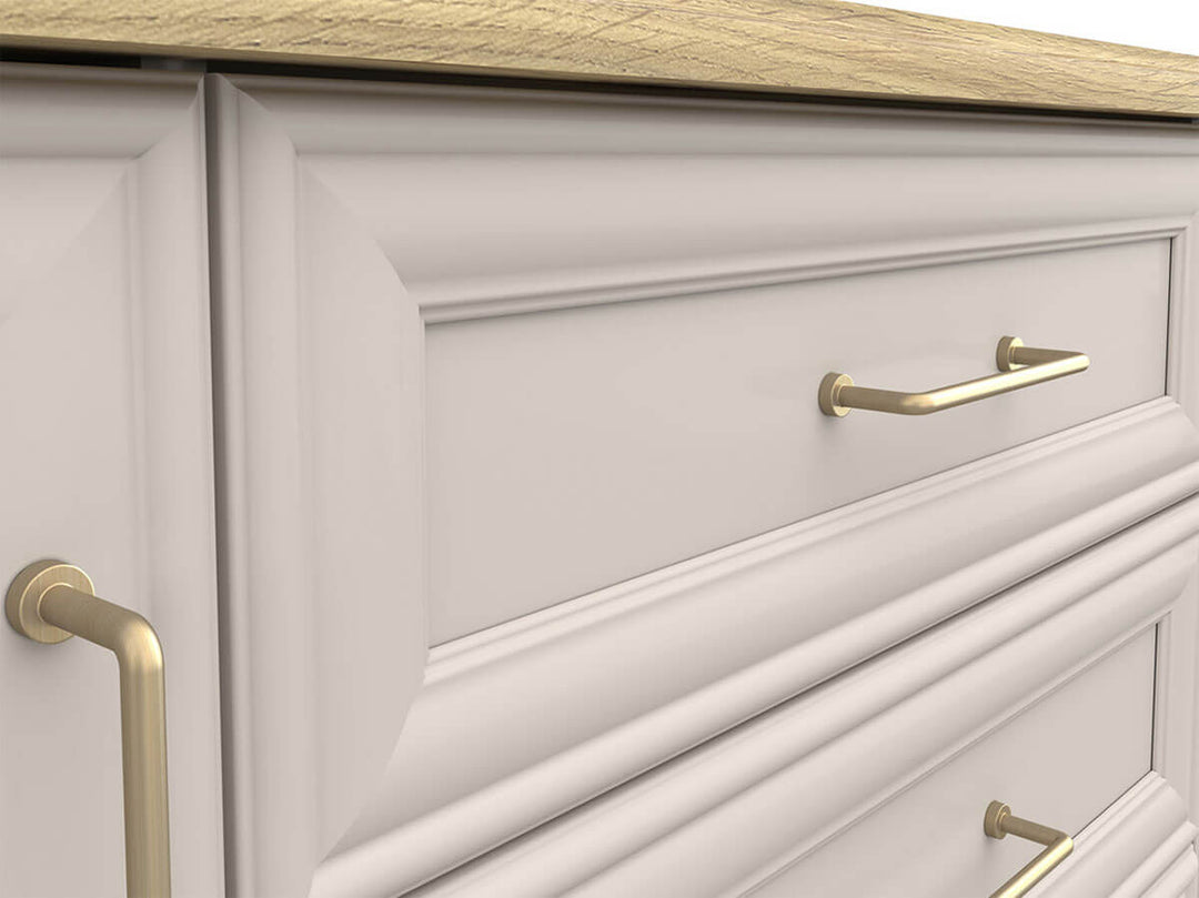 На фото ручка комода ANGA BRW KOM2D4S