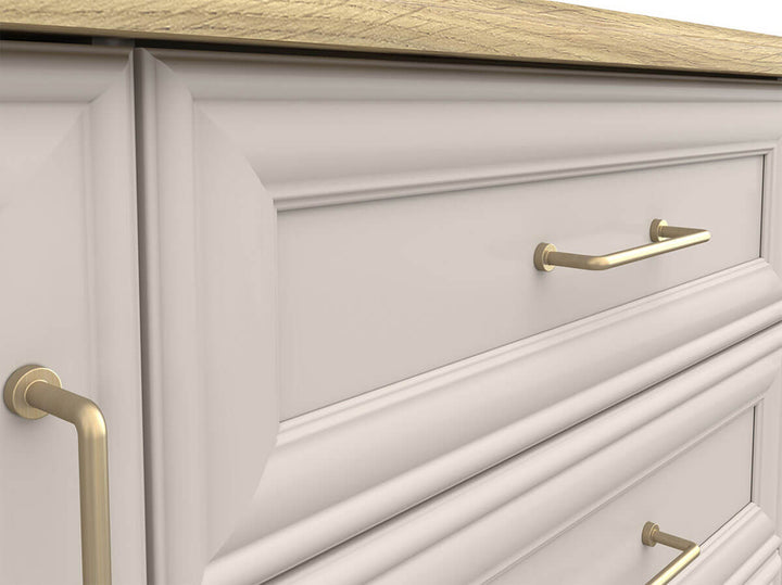 На фото ручка комода ANGA BRW KOM2D4S