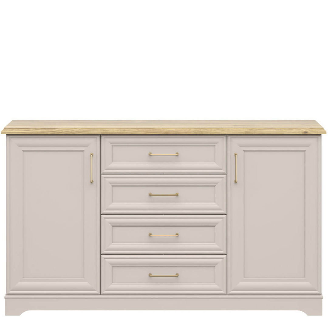 На фото комод ANGA BRW KOM2D4S