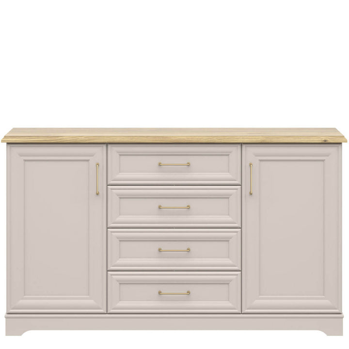 На фото комод ANGA BRW KOM2D4S