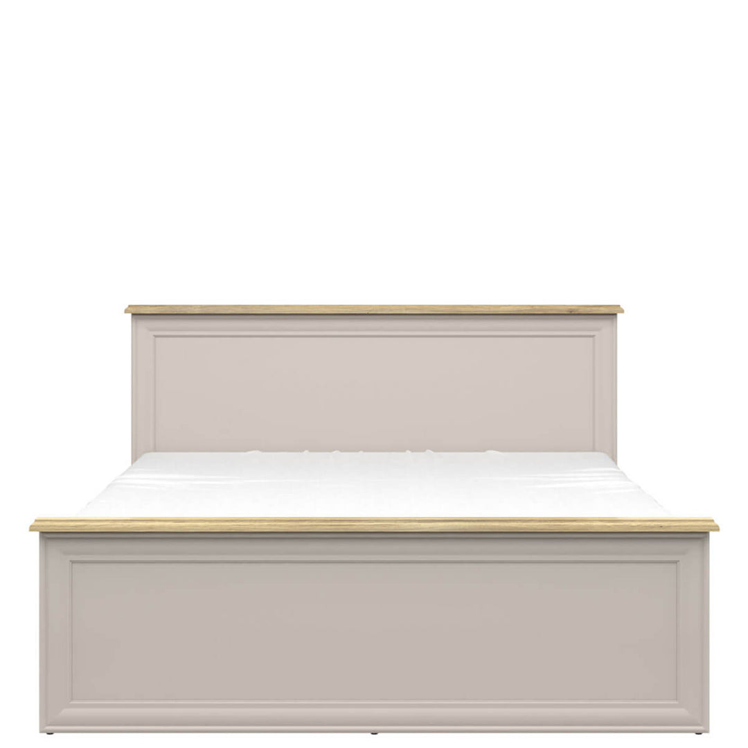 Фото вигляду спереду ліжка ANGA BRW LOZ/160/A з матрацом