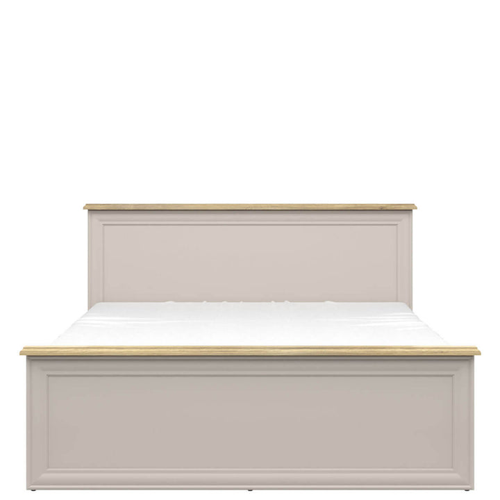 Фото вигляду спереду ліжка ANGA BRW LOZ/160/A з матрацом