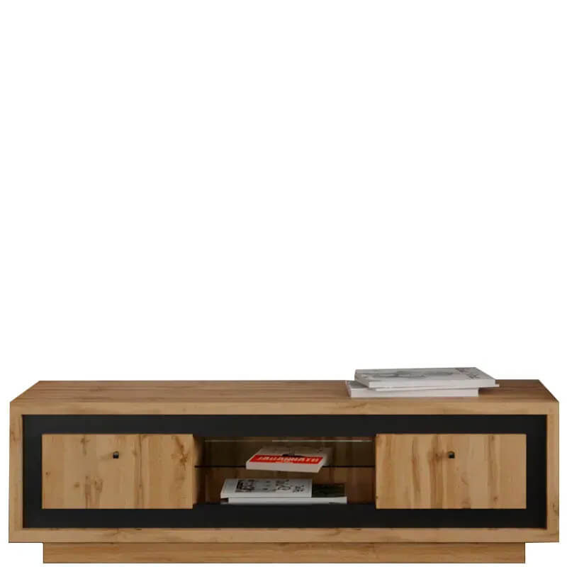 Фото тумби під телевізор АНТАРЕС ГЕРБОР RTV150 дуб тахо / чорний