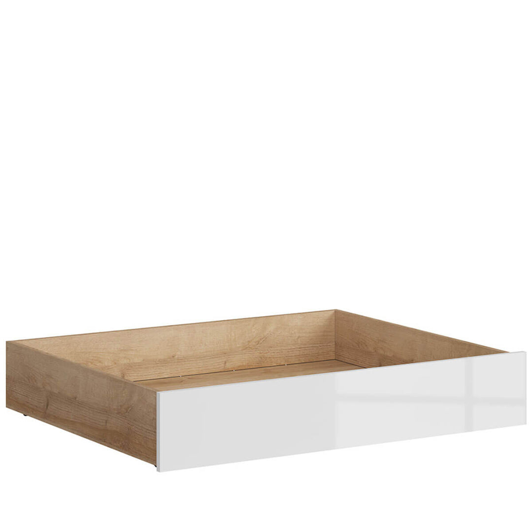 Фото вигляду збоку шухляди ліжка BALDER BRW SZU