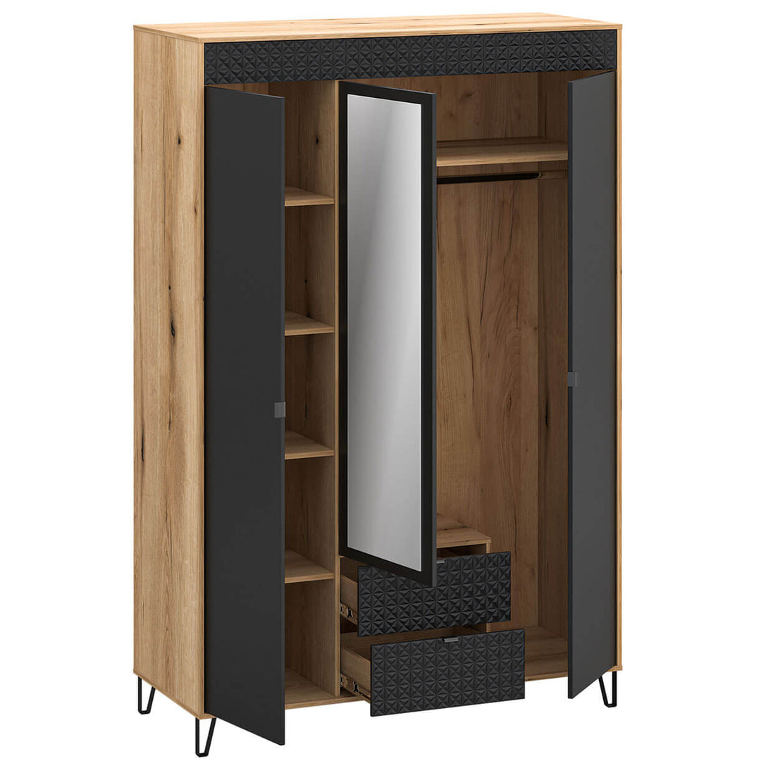 Фото наповнення шафи з дзеркалом BELLANO MEBELBOS 3D2S