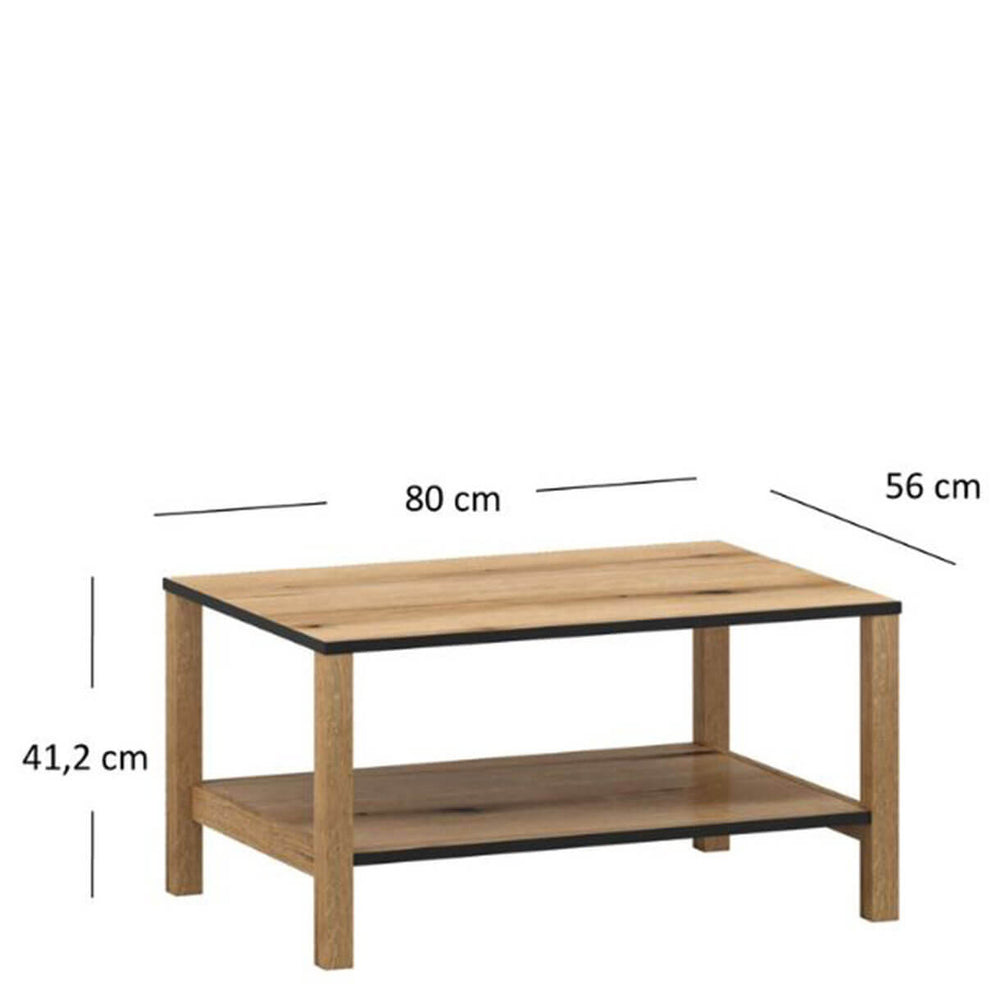 Фото розмірів журнального столу 80 BELLANO MEBELBOS
