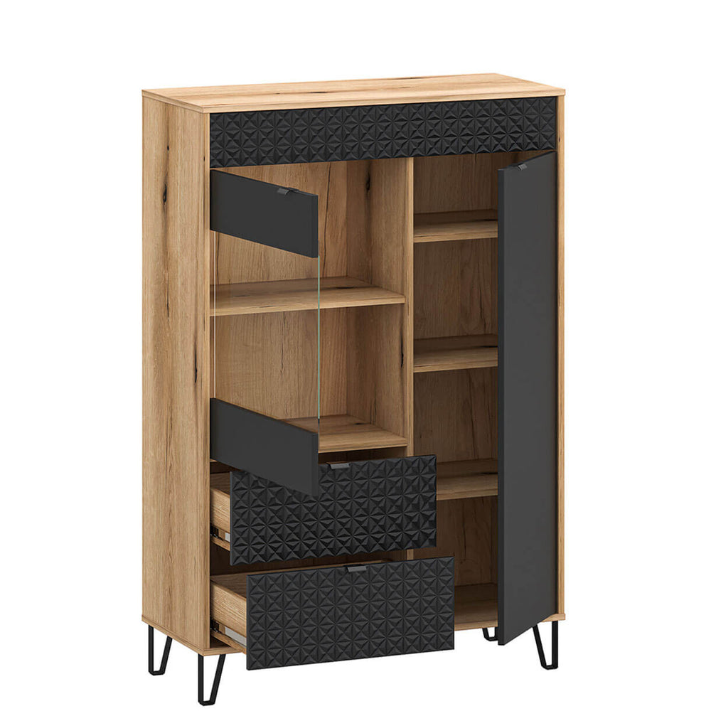 Фото наповнення низької вітрини BELLANO MEBELBOS 1D1W2S