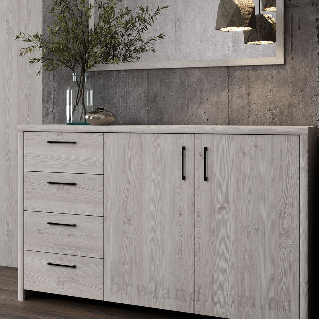 Фото комоду БЛАНШ БРВ KOM2D4S в інтер'єрі спальні