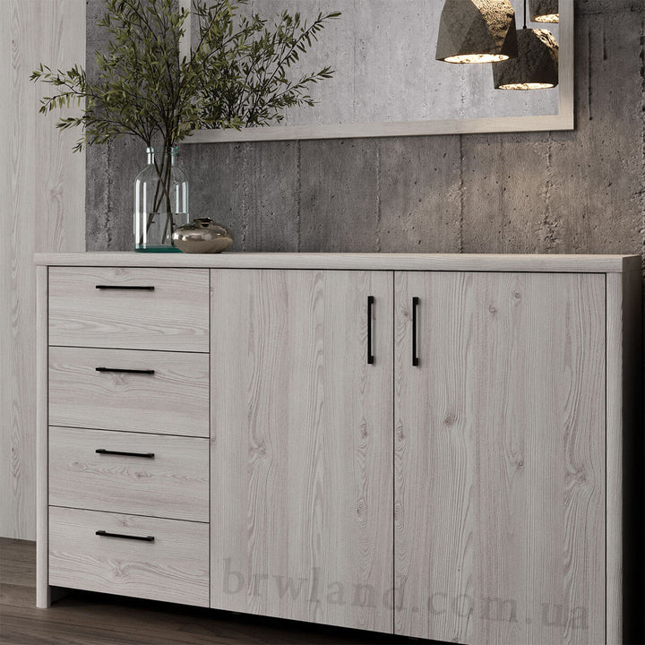 Фото комоду БЛАНШ БРВ KOM2D4S в інтер'єрі спальні