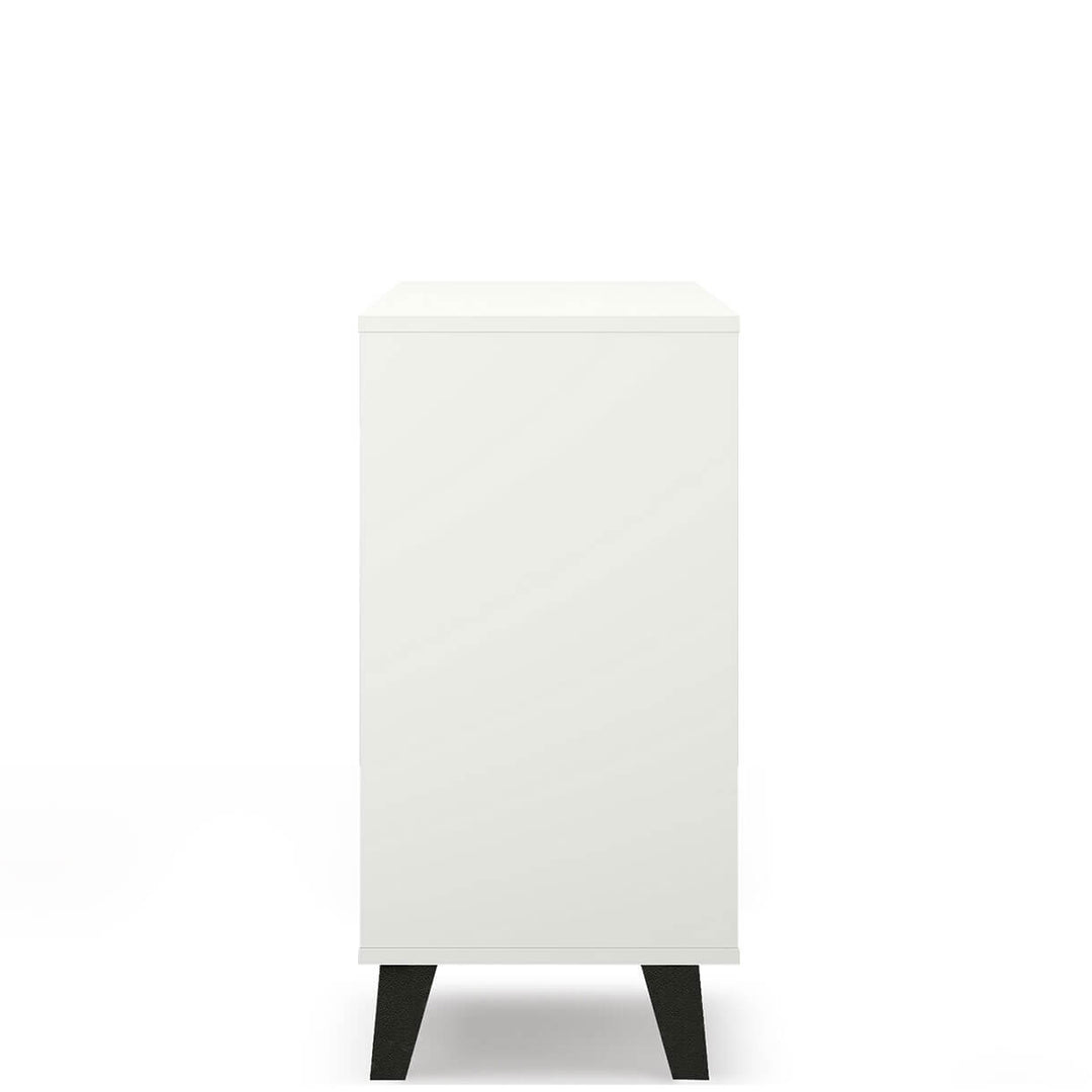 Фото бокової сторони білого комода BORG MEBELBOS 1D3S