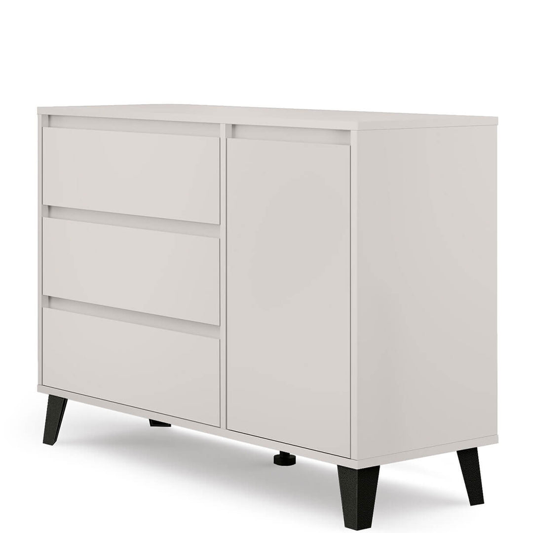 Фото вигляду збоку комода BORG MEBELBOS 1D3S кашемір