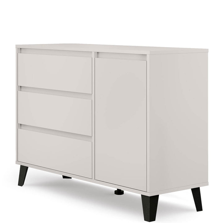 Фото вигляду збоку комода BORG MEBELBOS 1D3S кашемір