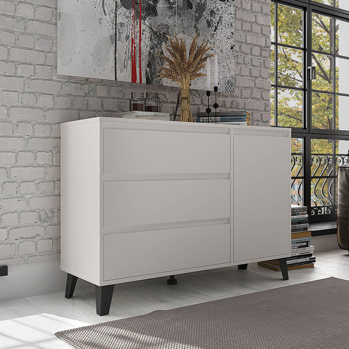 Фото комода BORG MEBELBOS 1D3S кашемір в інтер'єрі