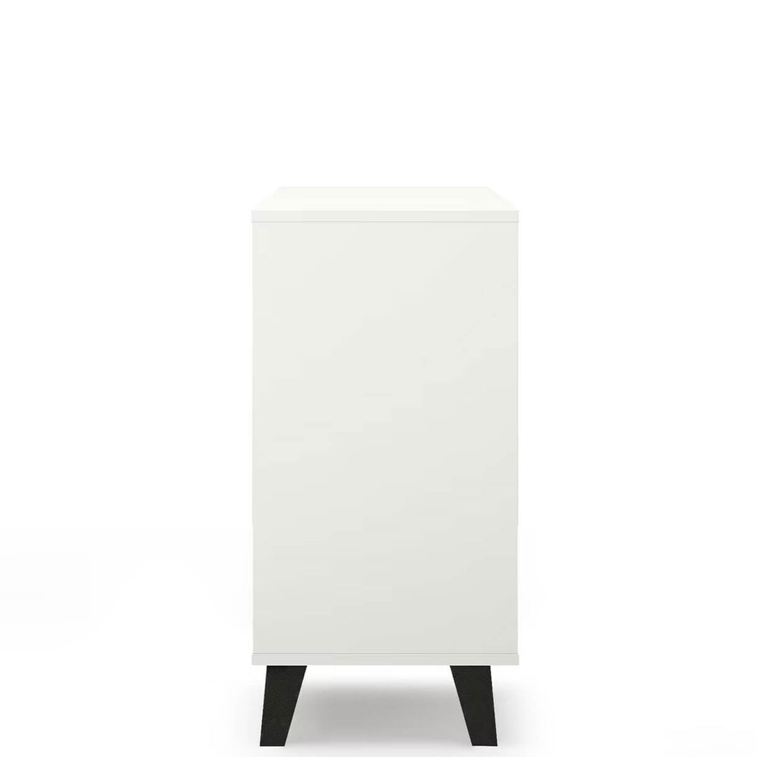Фото бокової сторони комода BORG MEBELBOS 3S/70 білий / дуб артизан