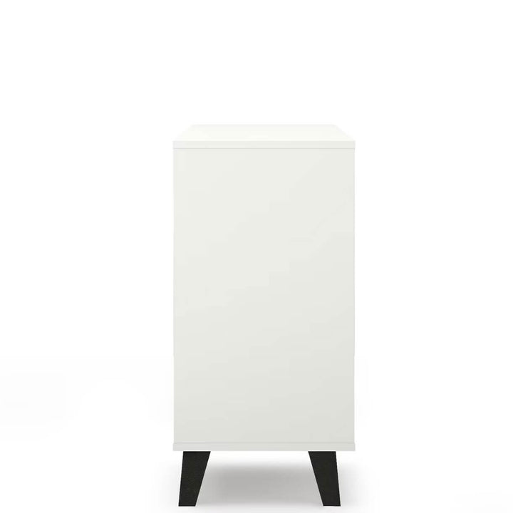 Фото бокової сторони комода BORG MEBELBOS 3S/70 білий / кашемір