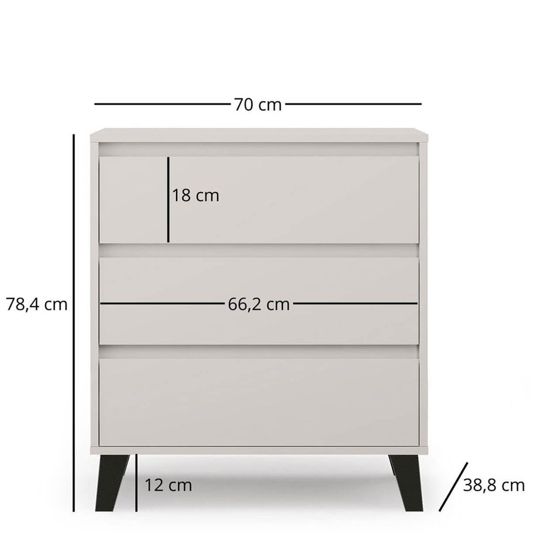 Фото розмірів комода BORG MEBELBOS 3S/70 кашемір