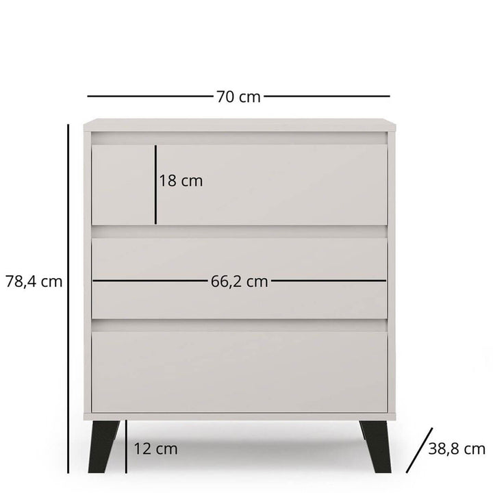 Фото розмірів комода BORG MEBELBOS 3S/70 кашемір