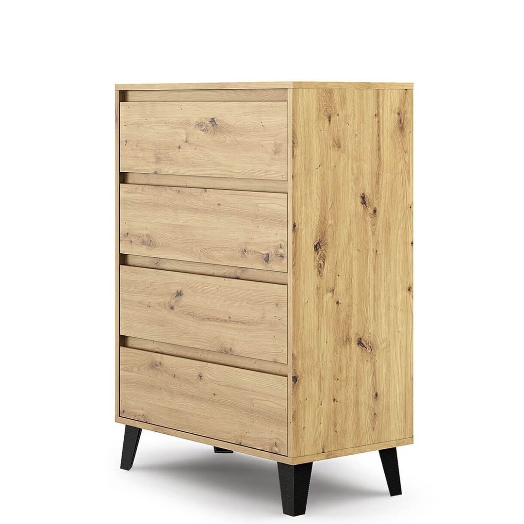 Фото вигляду збоку комода BORG MEBELBOS 4S/70 дуб артизан