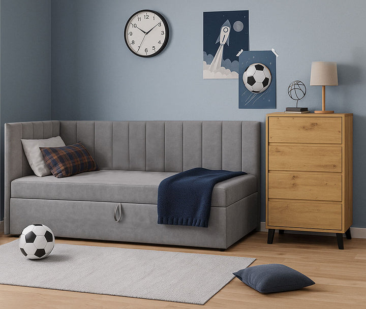 Фото комода BORG MEBELBOS 4S/70 дуб артизан в інтер'єрі дитячої