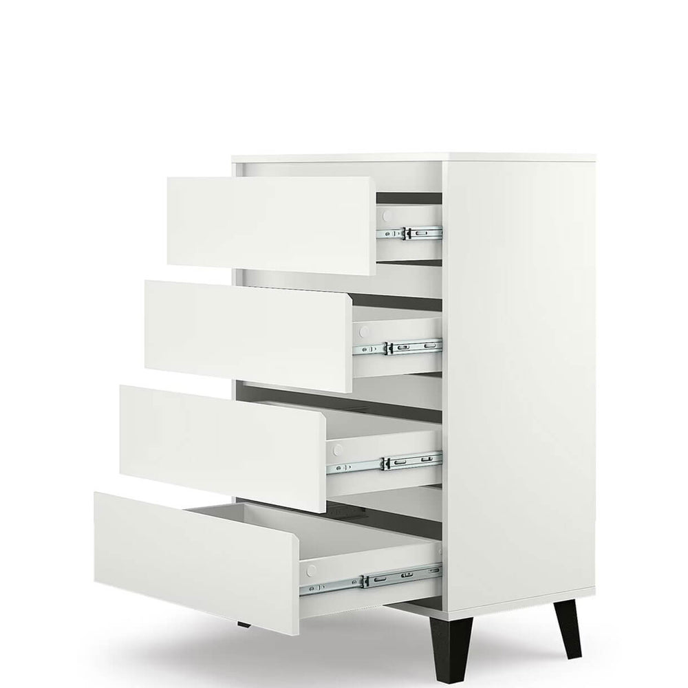 Фото наповнення білого комода BORG MEBELBOS 4S/70