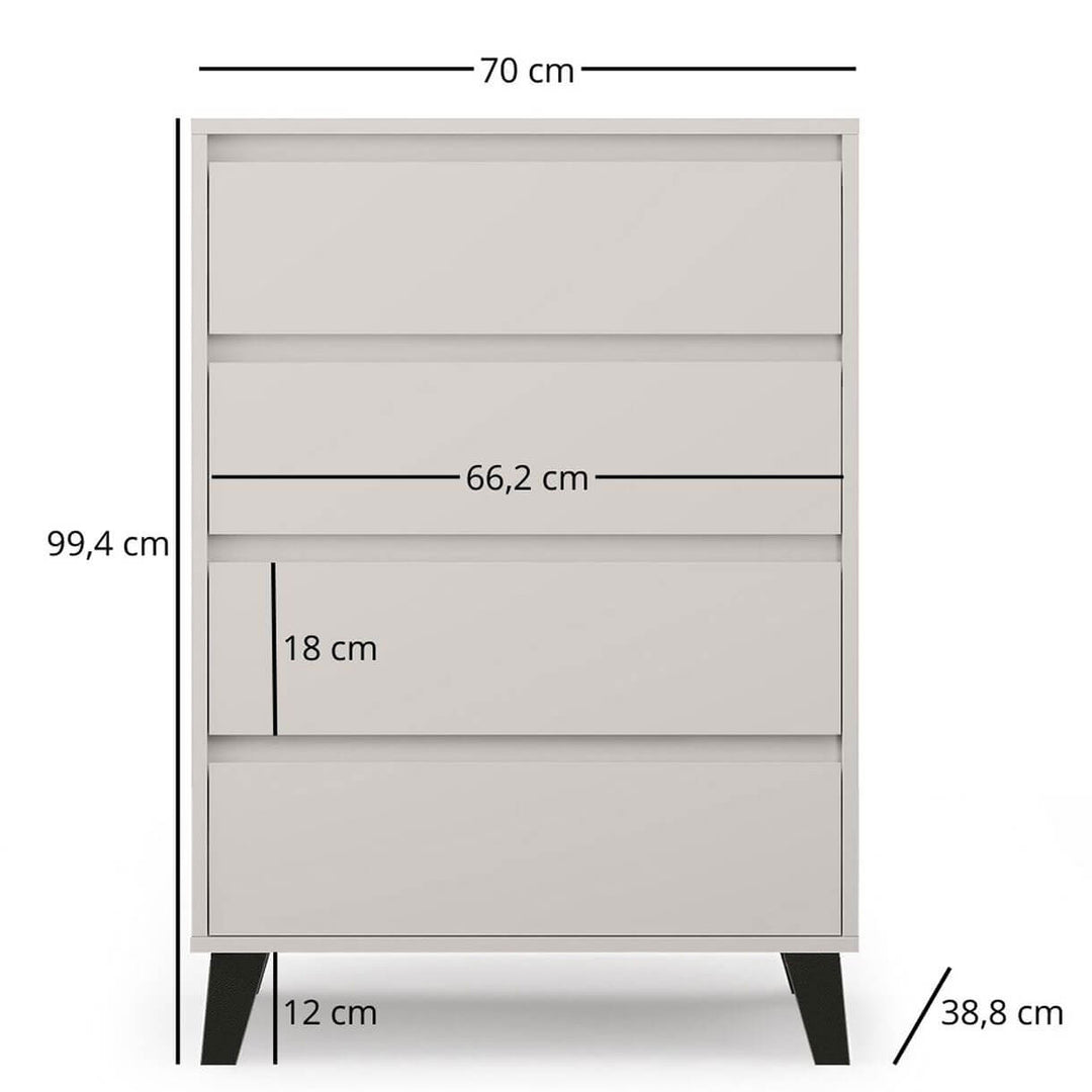 Фото розмірів комода BORG MEBELBOS 4S/70 кашемір