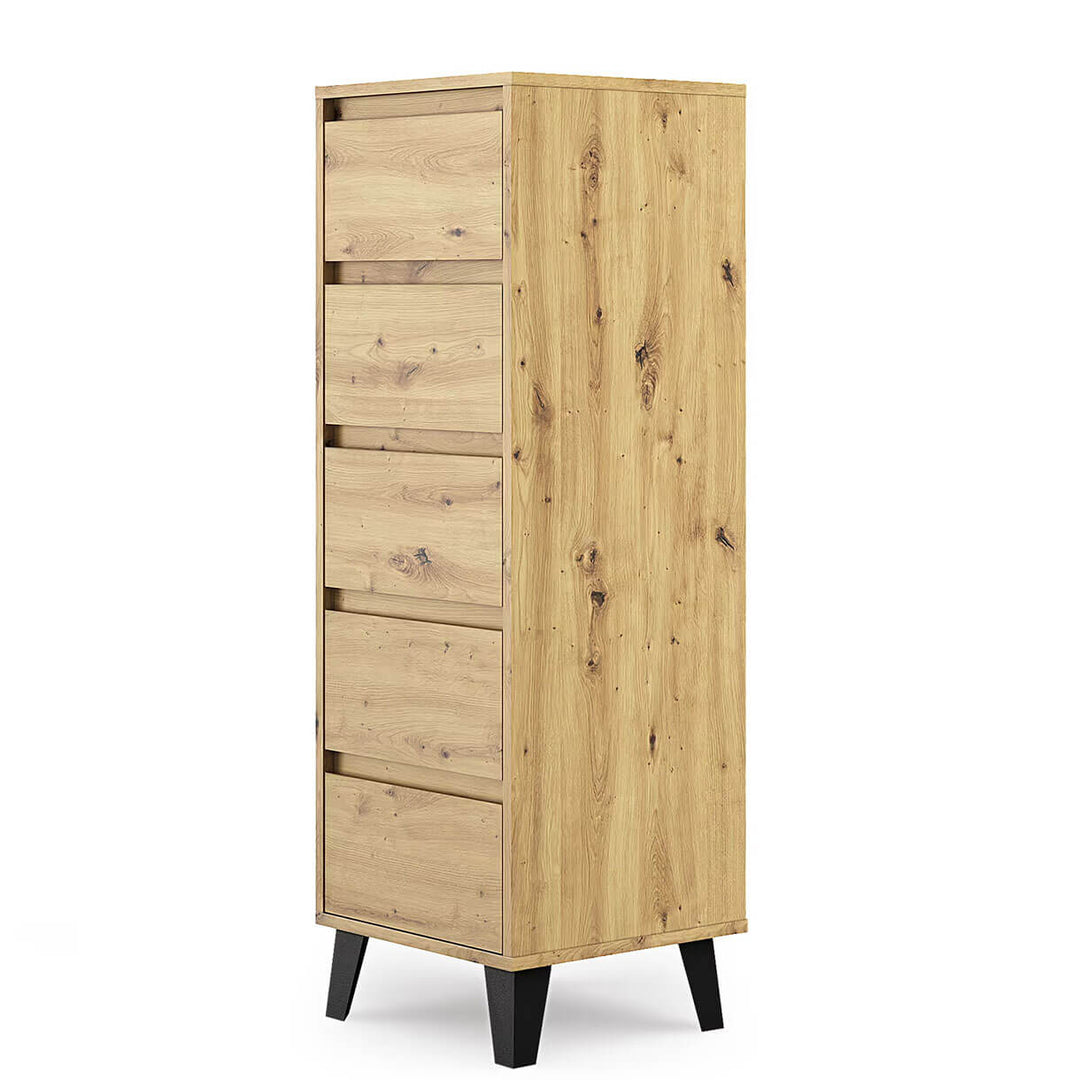 Фото вигляду збоку комода BORG MEBELBOS 5S/40 дуб артизан