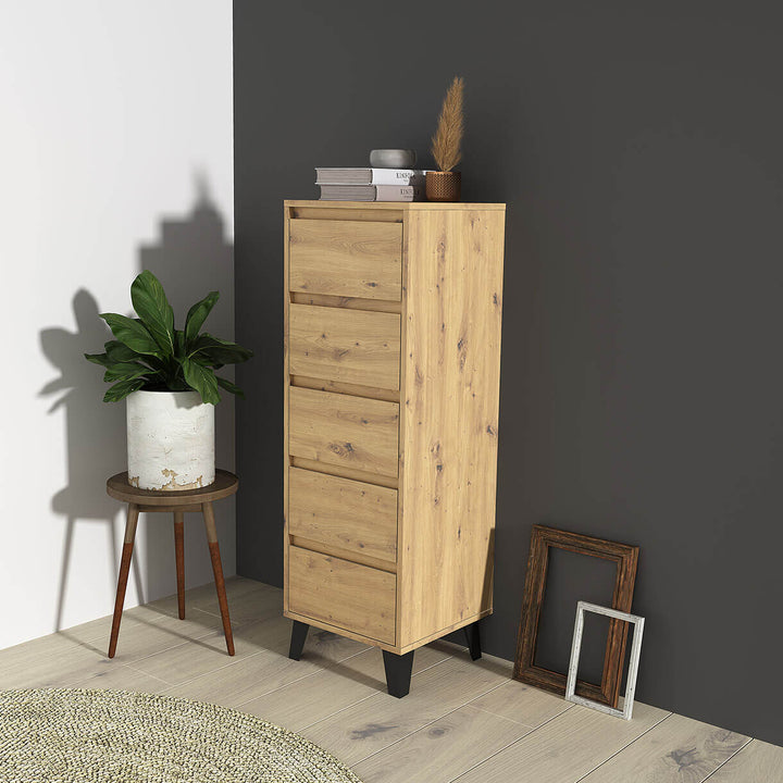 Фото комода BORG MEBELBOS 5S/40 дуб артизан в інтер'єрі