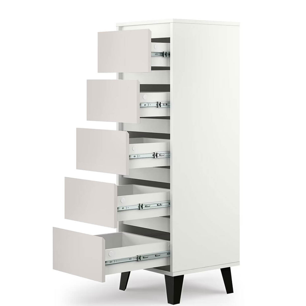 Фото наповнення комода BORG MEBELBOS 5S/40 білий / кашемір