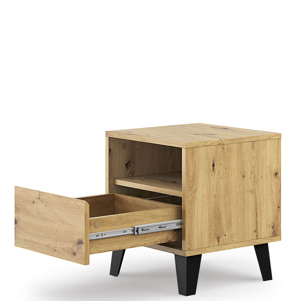 Фото наповнення приліжкової тумбочки BORG MEBELBOS 1S дуб артизан