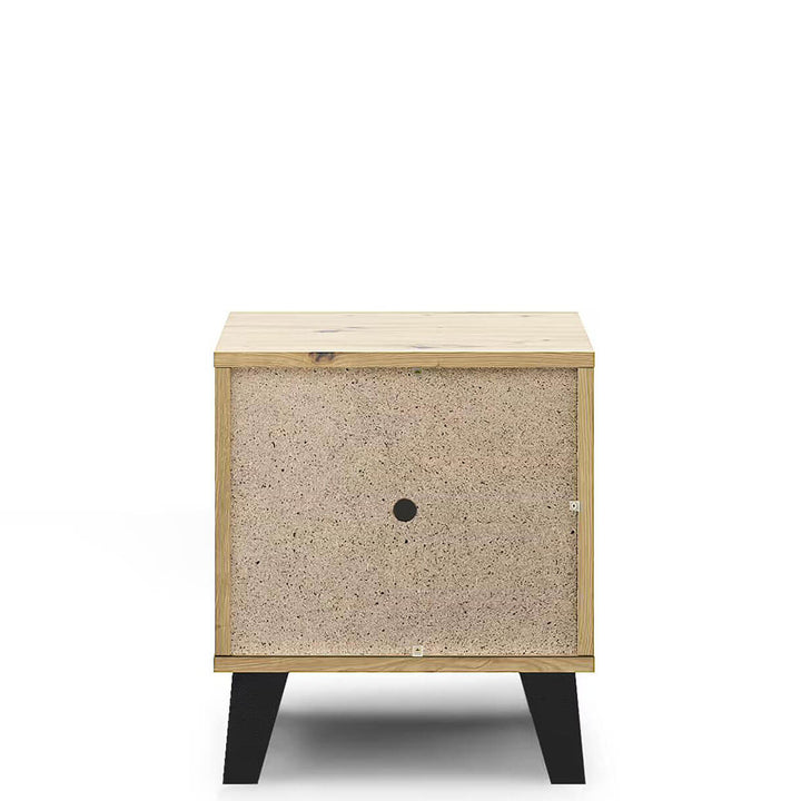 Фото тильної сторони приліжкової тумбочки BORG MEBELBOS 1S дуб артизан