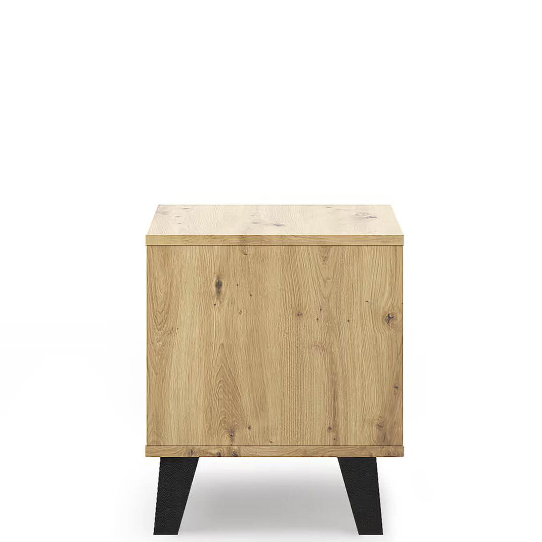 Фото бокової сторони приліжкової тумбочки BORG MEBELBOS 1S дуб артизан