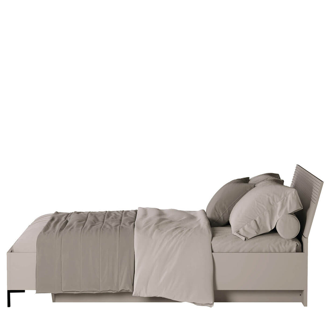 Фото вигляду збоку ліжка 160 з підйомним механізмом DOMINICA MEBELBOS