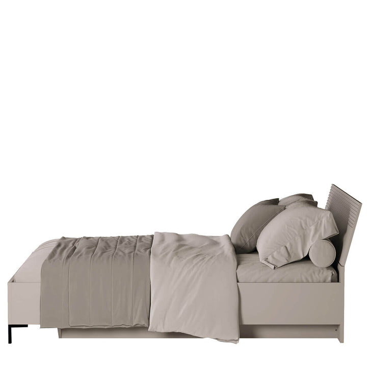 Фото вигляду збоку ліжка 160 з підйомним механізмом DOMINICA MEBELBOS