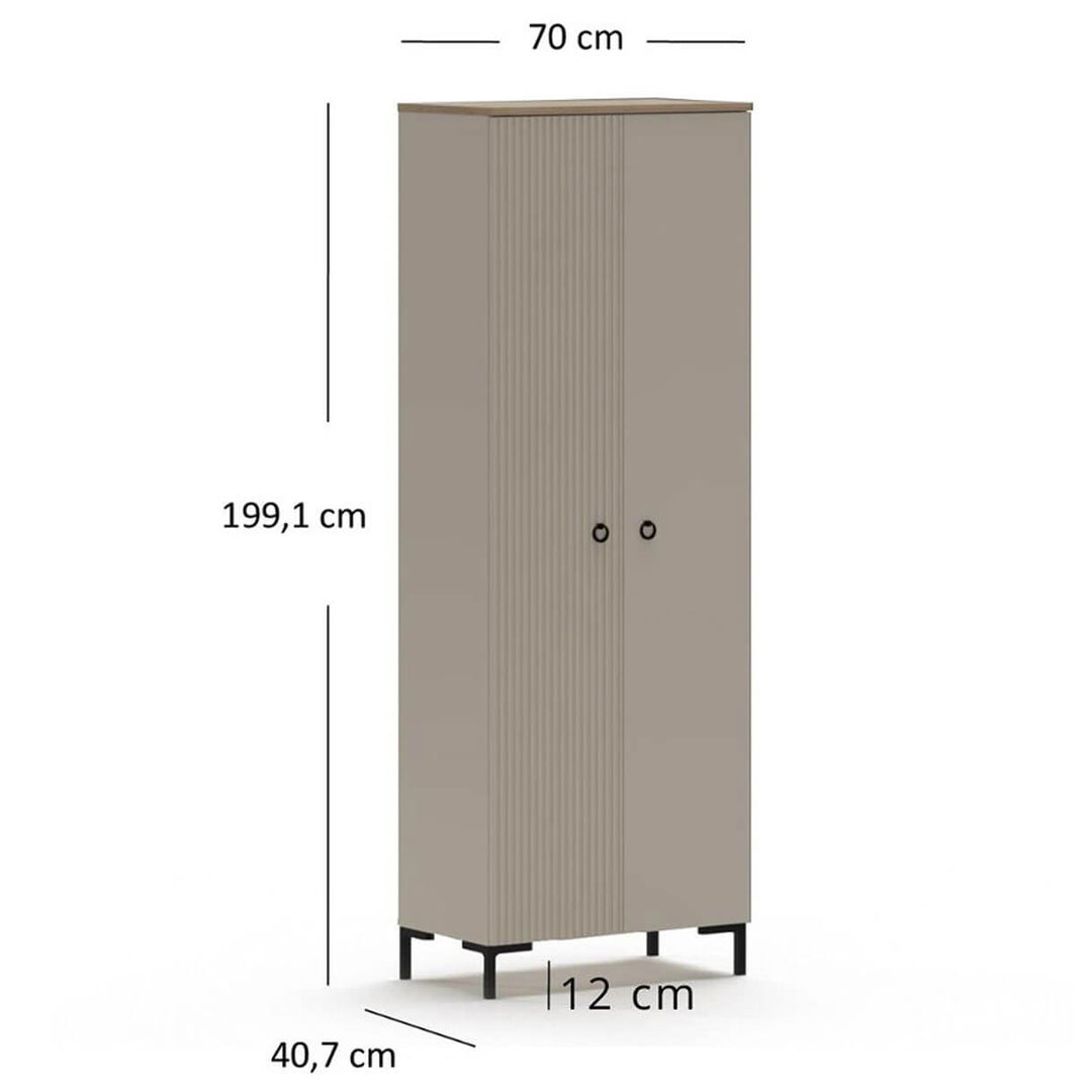 Фото розмірів шафи DOMINICA MEBELBOS 2D