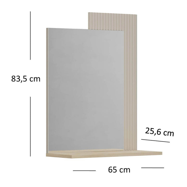 Фото розмірів дзеркала 65 DOMINICA MEBELBOS