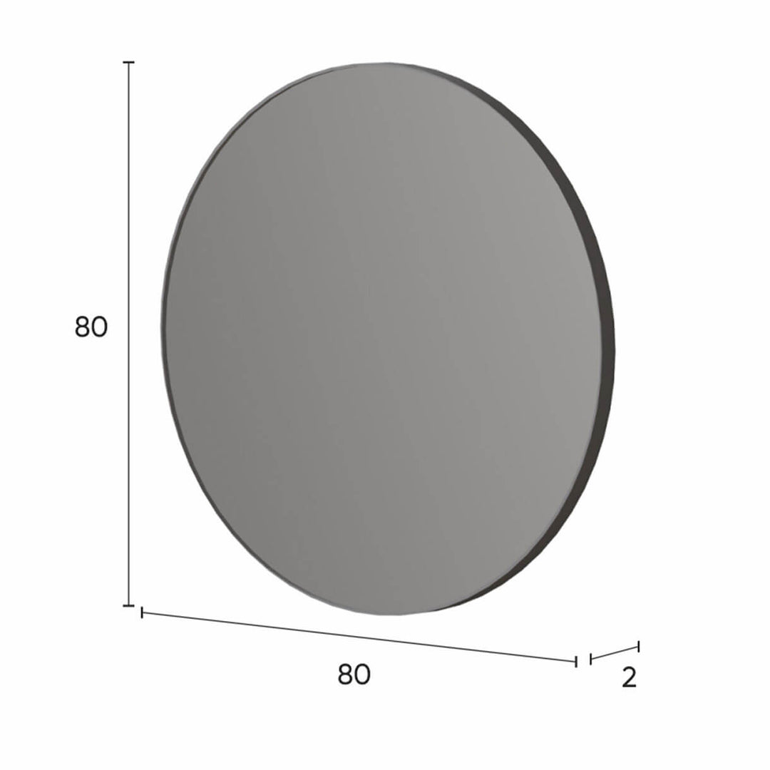 Фото розмірів круглого дзеркала 80 DOMINICA MEBELBOS