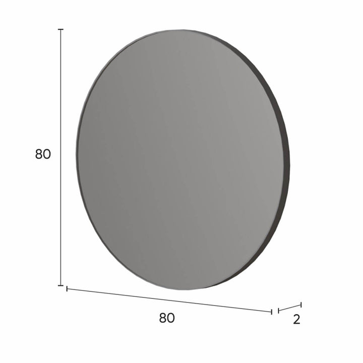 Фото розмірів круглого дзеркала 80 DOMINICA MEBELBOS