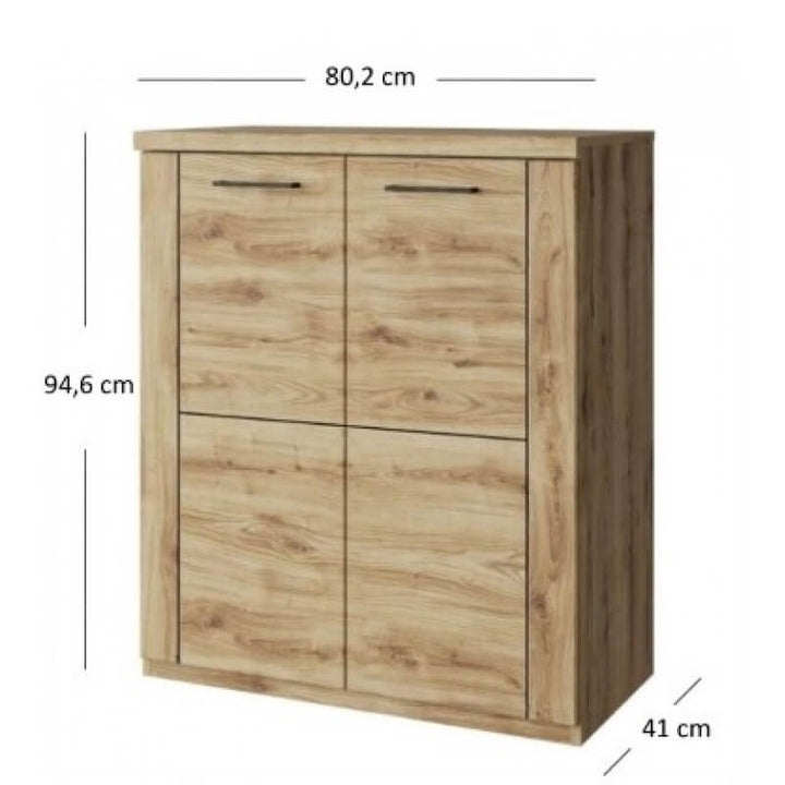 Фото тумби DOORSET MEBELBOS 2D з розмірами