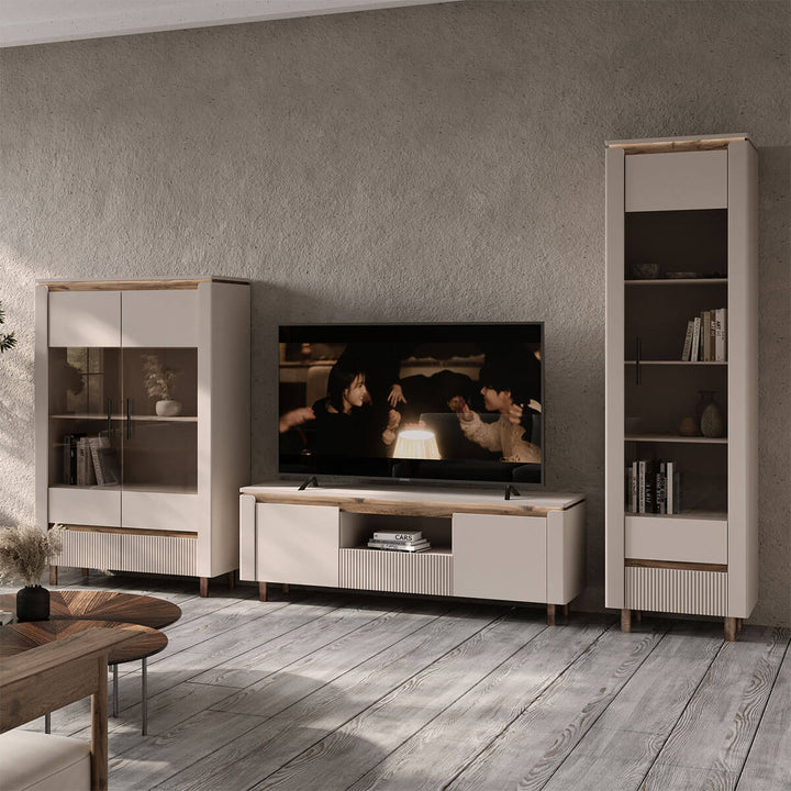 Фото меблів для вітальні ЕЛЕГАНТ БРВ з підсвіткою