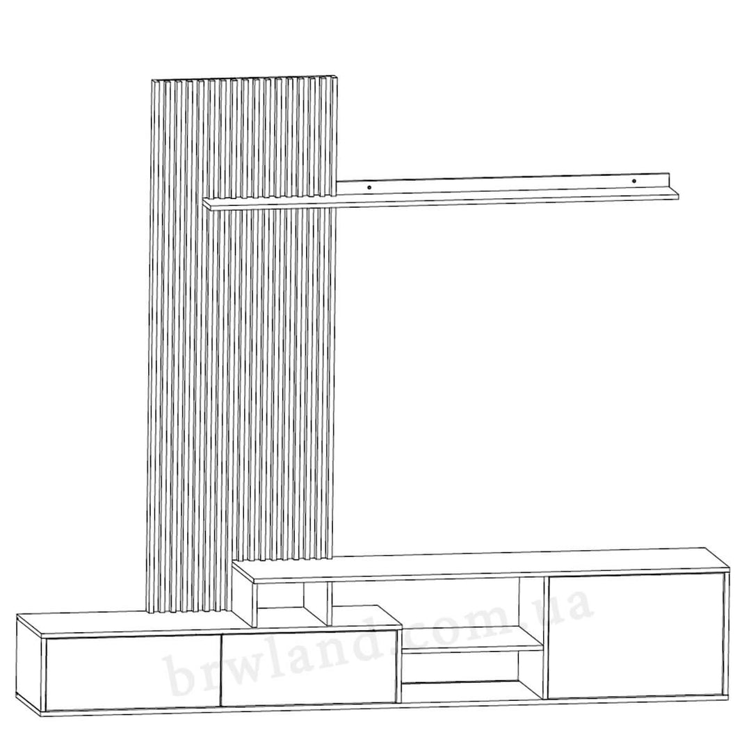 Фото схеми вітальні ЕЛІОР БРВ-Україна