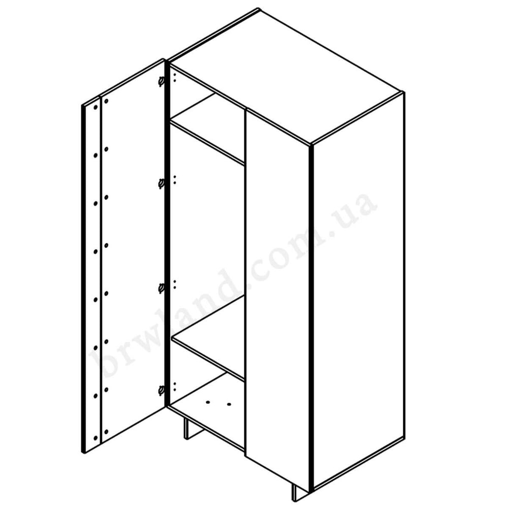 Фото схеми наповнення шафи ЕСМАРА ГЕРБОР SZF2D