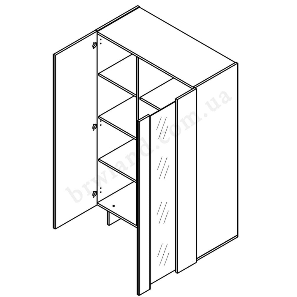 Фото схеми наповнення вітрини ЕСМАРА ГЕРБОР REG1D1W
