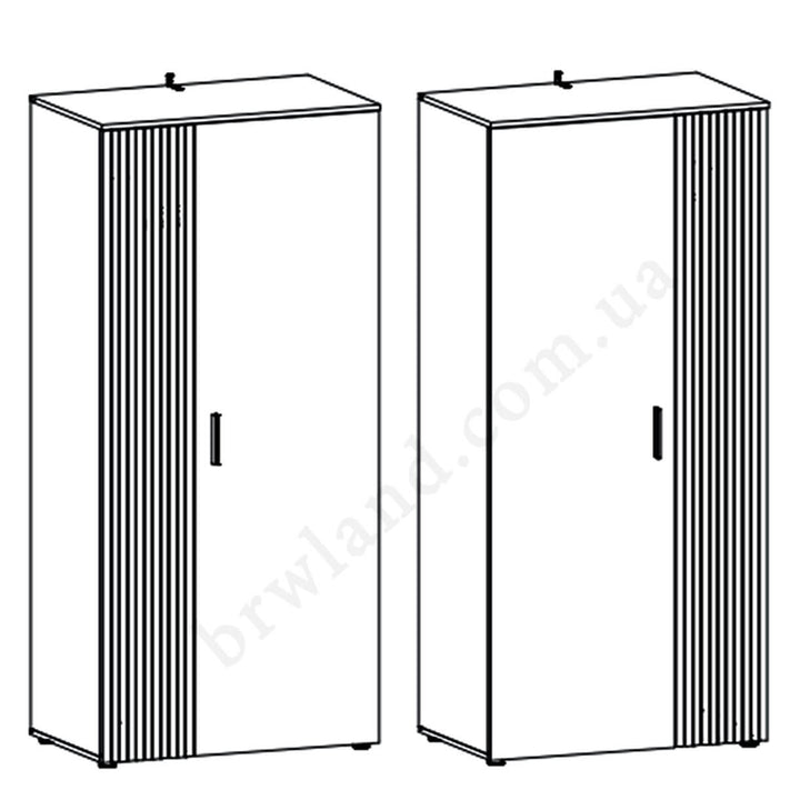 Фото варіантів монтажу фасадів шафи ESTEBAN MEBELBOS 2D