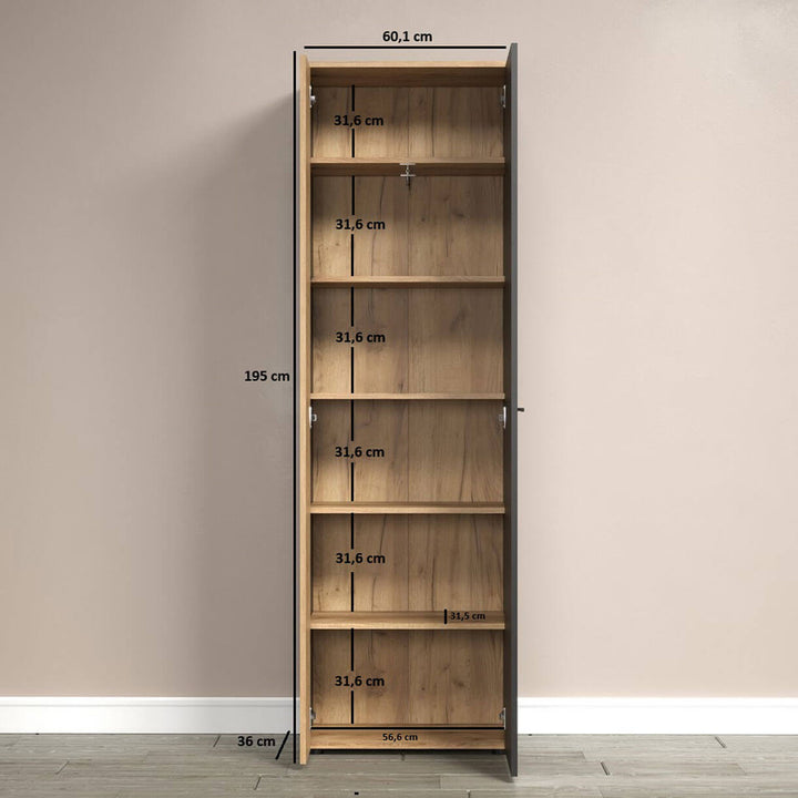 Фото наповнення та розмірів шафи ESTEBAN MEBELBOS 2D/40