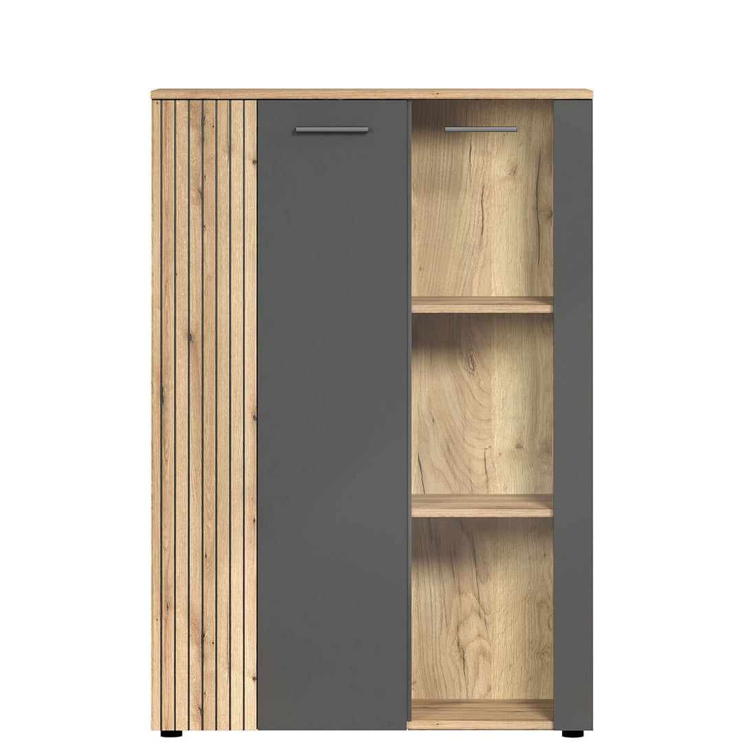 Фото вигляду спереду низької вітрини ESTEBAN MEBELBOS 2D1W