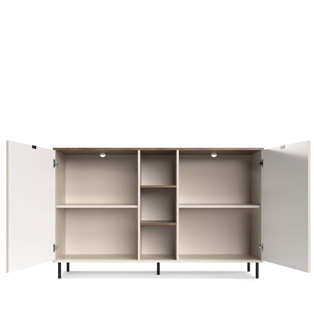 Фото наповнення комода з полицями EVO MEBELBOS 2D