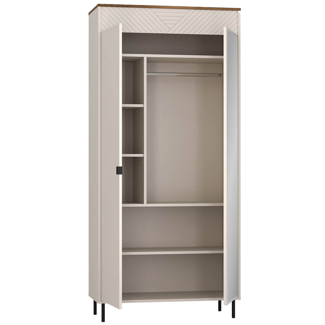 Фото наповнення шафи з зеркалом EVO MEBELBOS 2D/40